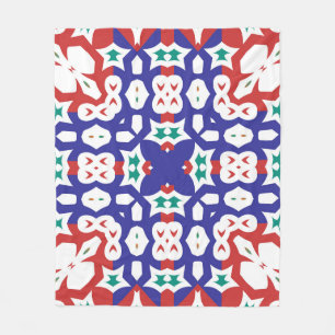 Antique ornate tiles talavera mexico. Minimal desi Fleece Blanket