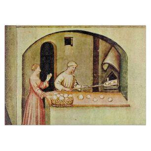 ANTIQUE OVEN  BAKER ,BAKERY BREAD SHOP CUTTING BOARD