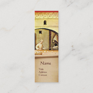 ANTIQUE OVEN  BAKER ,BAKERY BREAD SHOP MINI BUSINESS CARD