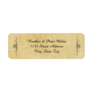 Antique Paper - Address Labels