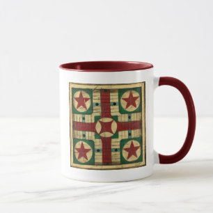 Antique Parcheesi Game Board by Ethan Harper Mug