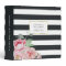 Antique Peony | Midnight Stripe Personalized