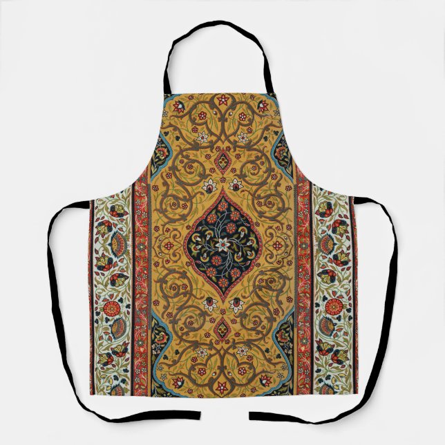 Antique Persian Carpet Elegant Design Apron (Front)