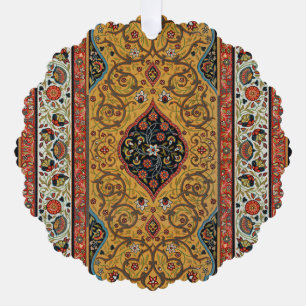 Antique Persian Carpet Elegant Design Ornament Card