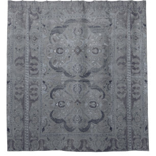 Antique Persian Carpet Gray Shower Curtain