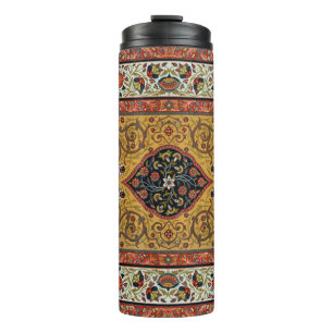 Antique Persian Rich Carpet Elegant Rug Carpet Thermal Tumbler