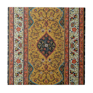 Antique Persian Rich Carpet Elegant Rug Carpet Tile