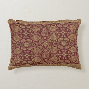 Antique Persian Rug Accent Pillow