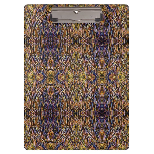 "Antique Persian Rug Look' Pattern Clip Board (Front)