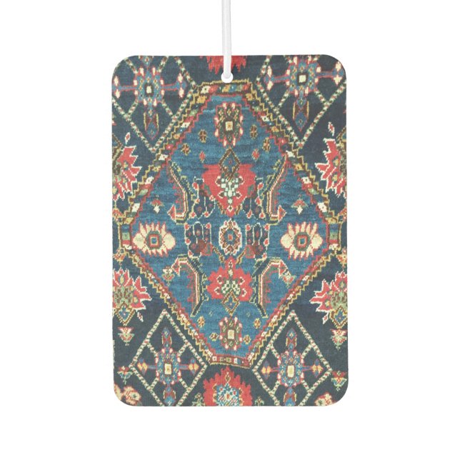 Antique Persian Turkish Carpet, Blue  Air Freshener (Front)