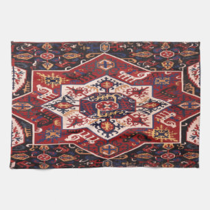Antique Persian Turkish Carpet Kitchen Towel