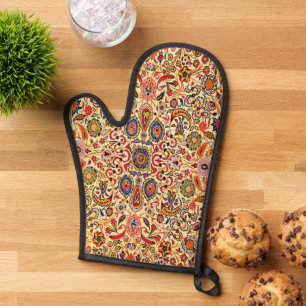 Antique Persian Turkish  Carpet Oven Mitt