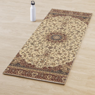 Antique Persian Turkish Rug Carpet Yoga Mat