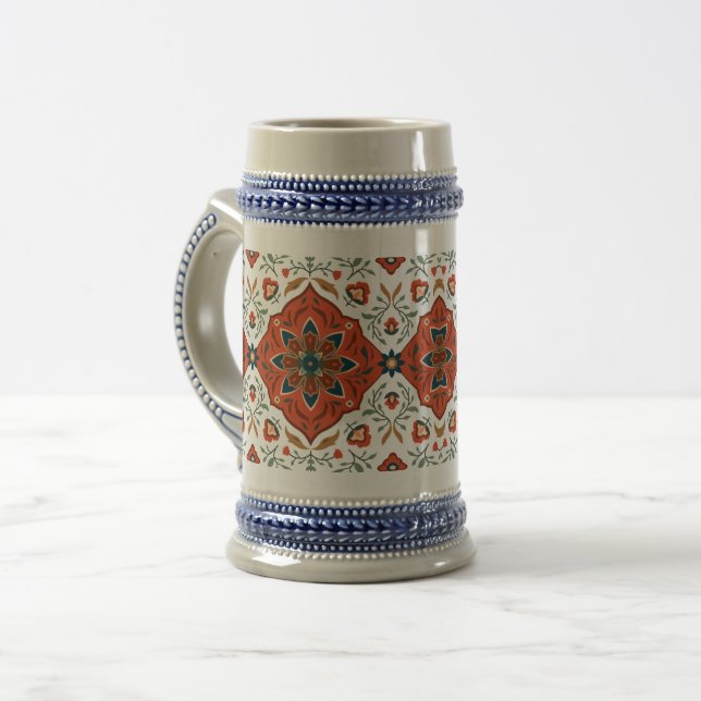 Antique Persian Turkish Rug Coffee Mug (Front Left)