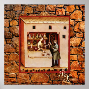 ANTIQUE PHARMACY,Pharmacist,Medicine,Drugstore Poster