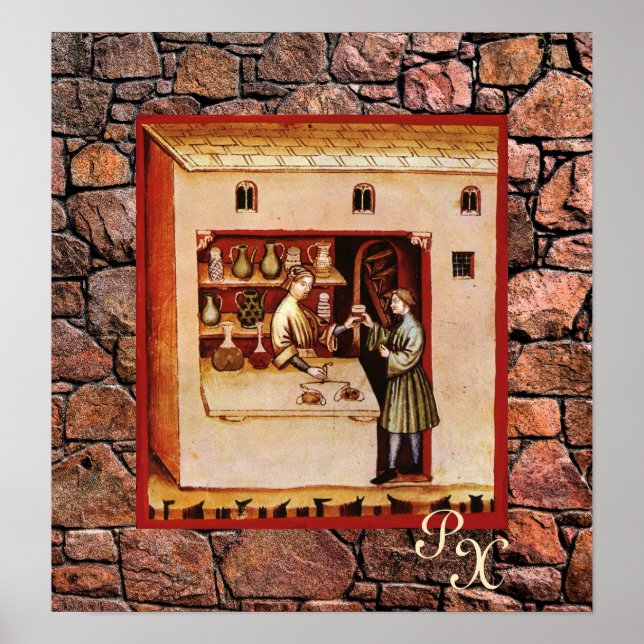 ANTIQUE PHARMACY,Pharmacist,Medicine,Drugstore Poster (Front)