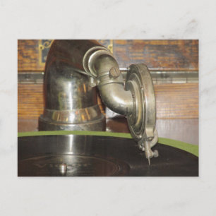 Antique Phonograph Postcard