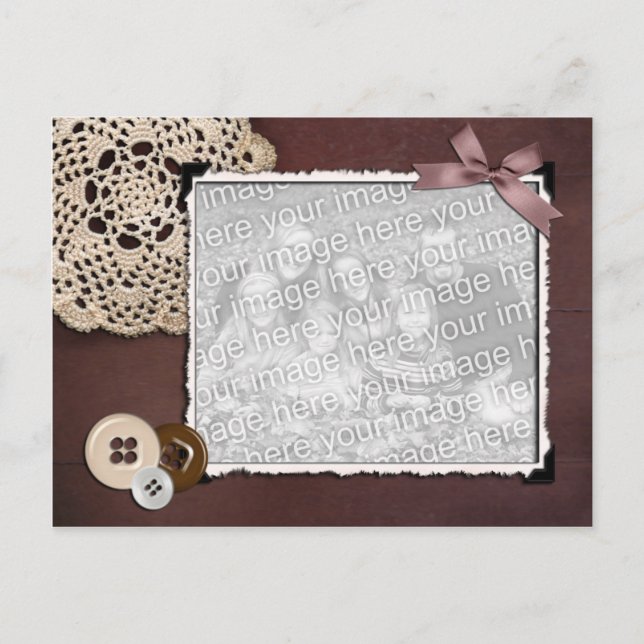 Antique Photo Frame Postcard (Front)