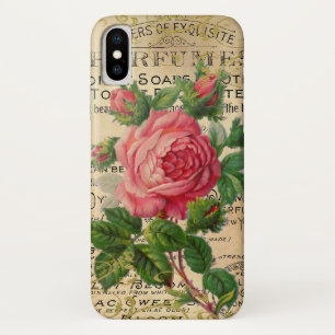 Antique Pink French Roses Case-Mate iPhone Case