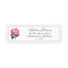 Antique Pink Hydrangea Return Address Label