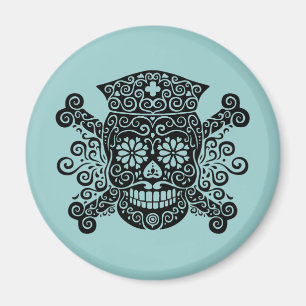 Antique Pirate Nurse Magnet