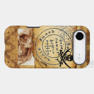 ANTIQUE  PIRATES TREASURE MAP ,SKULL AND SWORDS