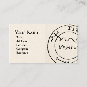 ANTIQUE  PIRATES TREASURE MAP ,SKULL AND SWORDS BUSINESS CARD
