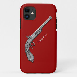 Antique Pistol Personal Red iPhone 5 Case