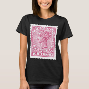 Antique Postage Stamp Ceylon Queen Victoria  T-Shirt