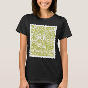 Antique Postage Stamp  Guatamala All Seeing Eye T-Shirt