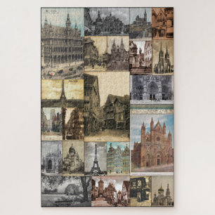 ANTIQUE POSTCARDS CIRCA 1905-1915 EUROPE  JIGSAW PUZZLE