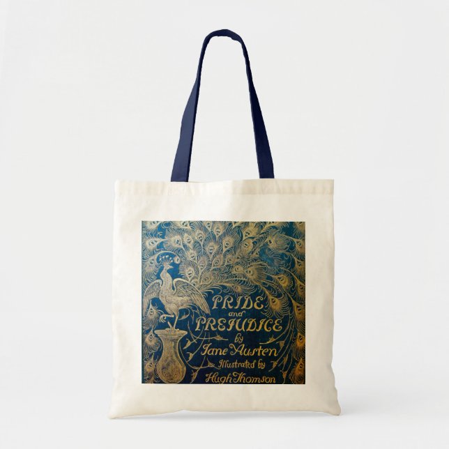 Antique Pride & Prejudice Tote Bag (Front)