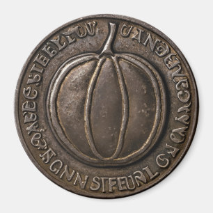 Antique Pumpkin Coin Magnet