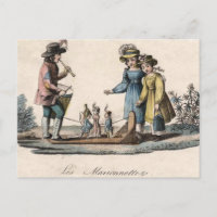 Antique Puppet Children Show Dance