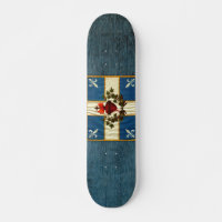 Antique Quebec Flag Sacred Heart Carillon