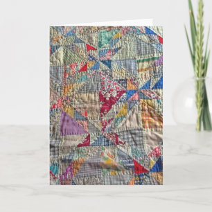 Antique quilt blank cards