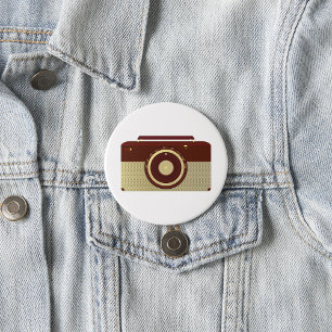 Antique Radio 3 Inch Round Button