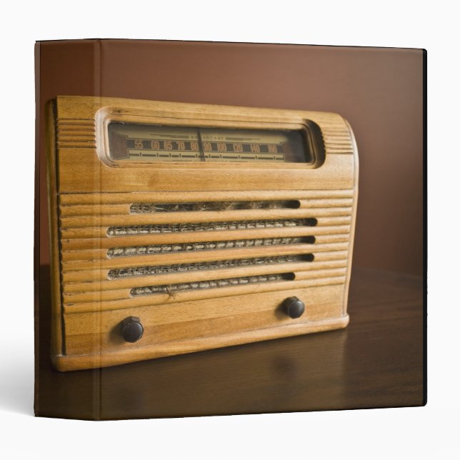 Antique Radio Binder (Front/Spine)