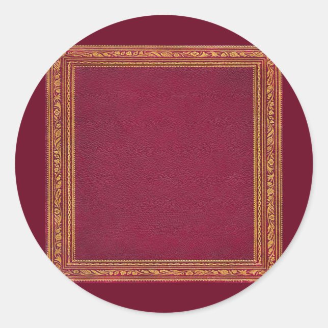 Antique Red Stickers (Front)