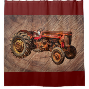 Antique Red Tractor