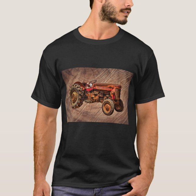 Antique Red Tractor T-Shirt (Front)