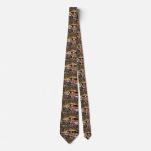 Antique Red Truck Vintage Red Truck Farm Truck Tie
