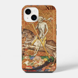 ANTIQUE RENAISSANCE TAROTS 13 / DEATH iPhone 14 CASE