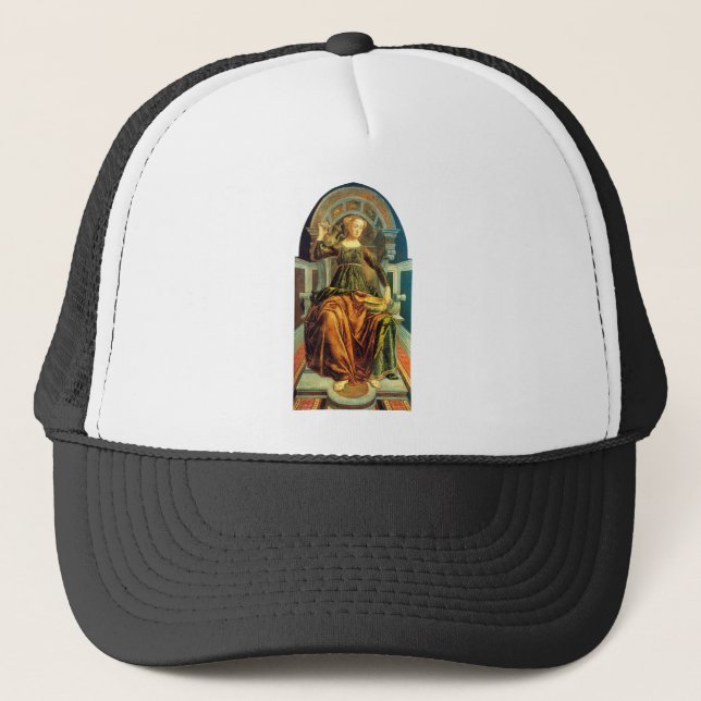 ANTIQUE RENAISSANCE TAROTS 14 / TEMPERANCE TRUCKER HAT (Front)