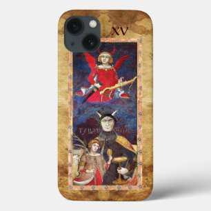 ANTIQUE RENAISSANCE TAROTS 15 / THE DEVIL iPhone 13 CASE