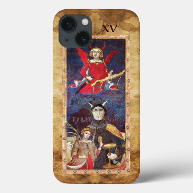 ANTIQUE RENAISSANCE TAROTS 15 / THE DEVIL Case-Mate iPhone CASE (Back)