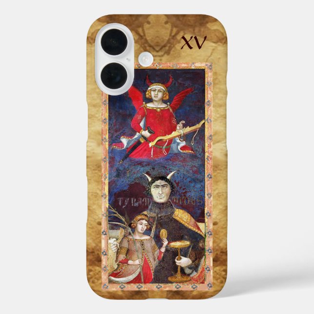 ANTIQUE RENAISSANCE TAROTS 15 / THE DEVIL Case-Mate iPhone CASE (Back)