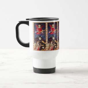ANTIQUE RENAISSANCE TAROTS 15 /THE DEVIL TRAVEL MUG