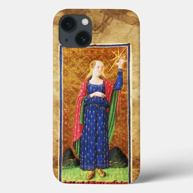 ANTIQUE RENAISSANCE TAROTS 17 / THE STAR Case-Mate iPhone CASE (Back)