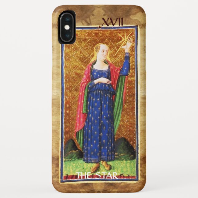 ANTIQUE RENAISSANCE TAROTS 17 / THE STAR Case-Mate iPhone CASE (Back)